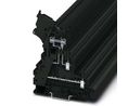 UT 4-L/HESI (5X20) Series Black Fused DIN Rail Terminal, 4mm², Double-Level, Screw Termination, Fused,